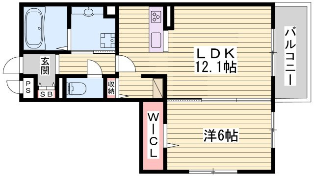 シャルム　アンジュの間取り