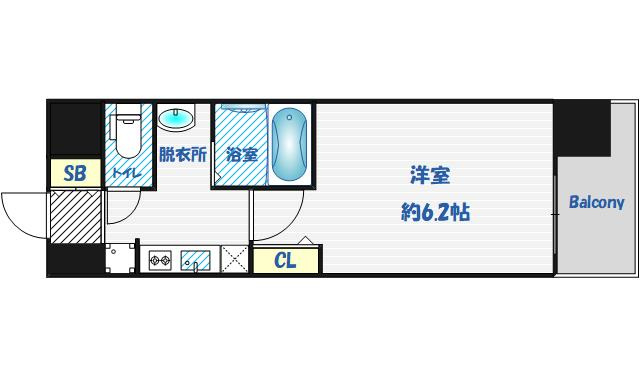 【間取り】 | ララプレイス新大阪シエスタ
