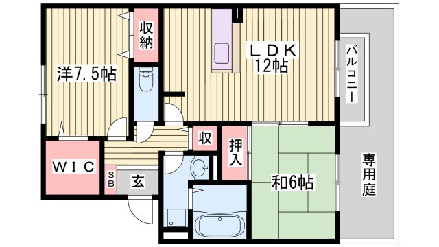 パルティーダ　C棟の間取り