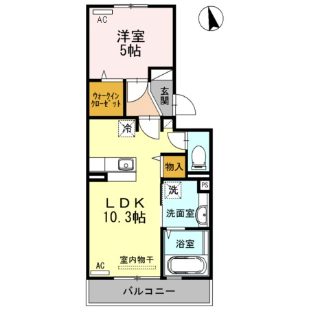 【間取り】 | エスポワール中村
