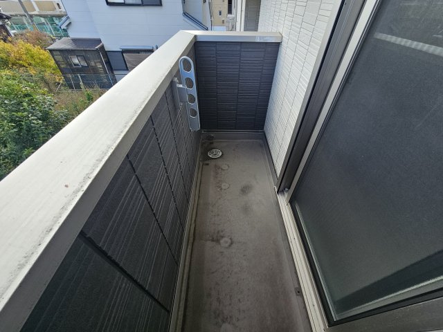 Bellplage魚住のバルコニー