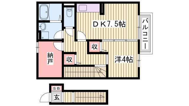 ローズコート明石の間取り