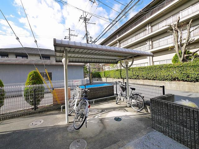 タウンコート指柳Ⅱのその他共用部分|自転車置き場が設置