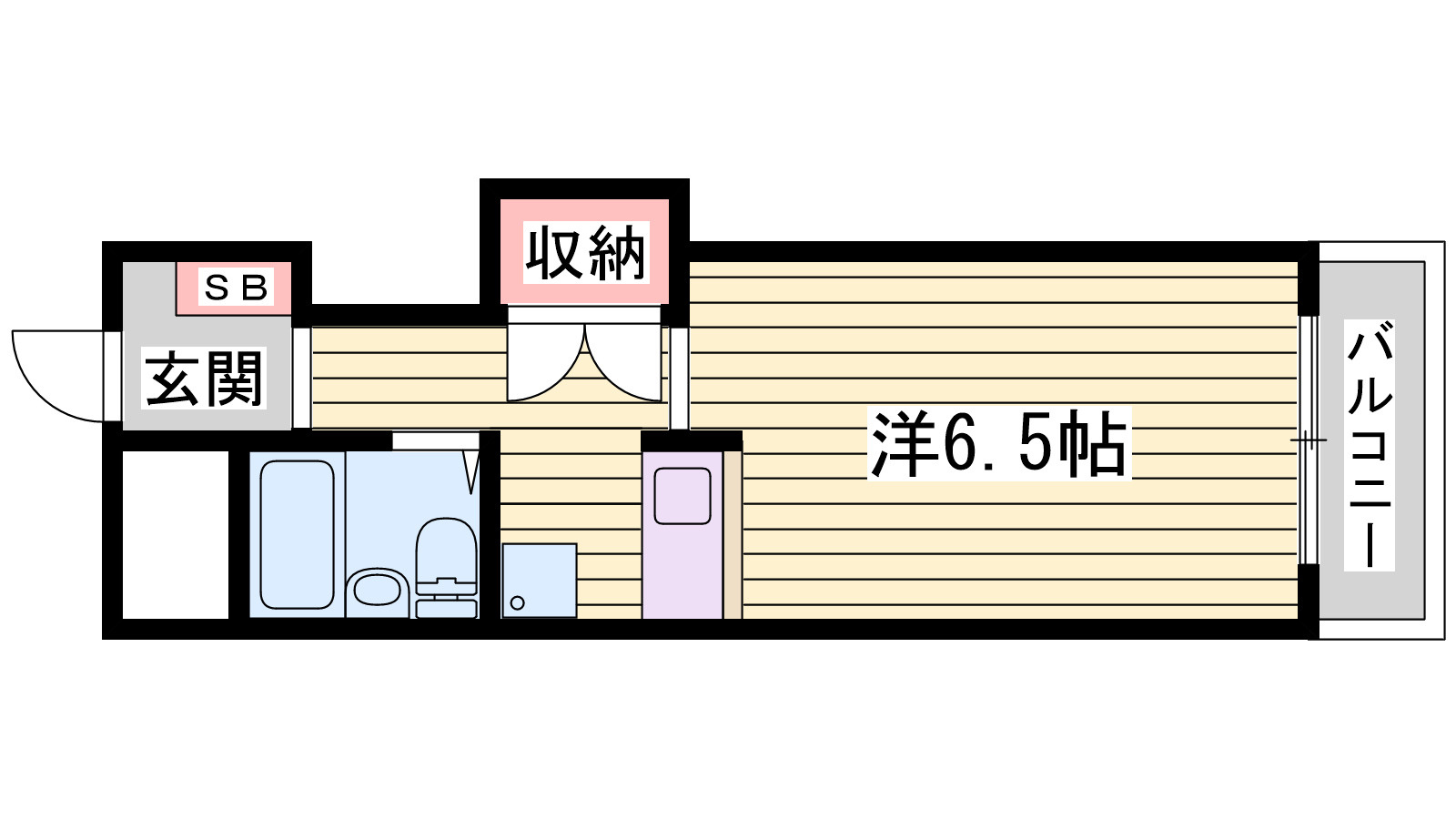 モンテメール学園前の間取り