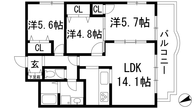 【間取り】 | メゾン鳥居坂
