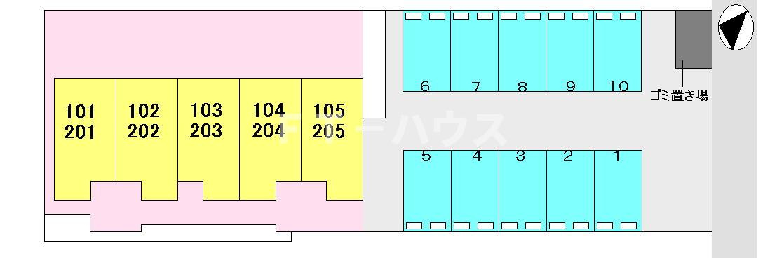 グランメールの駐車場|駐車場