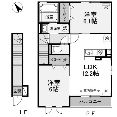 【間取り】 | ラ・ピーノ3