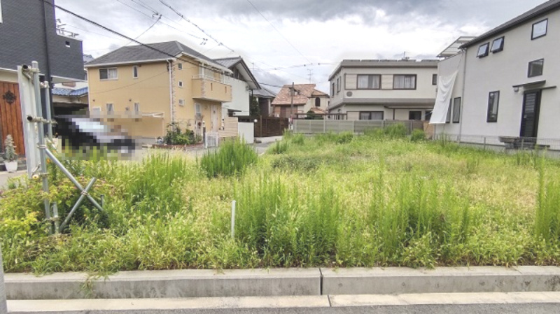 桜井１丁目　建築条件なし土地の外観