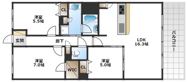 【間取り】 | パークホームズ千里中央ザ・レジデンス・パークサイド