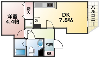 【間取り】 | Park Side Mibu annex