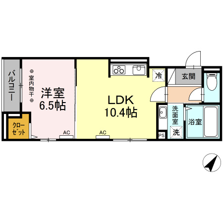 ☆間取り1LDK☆