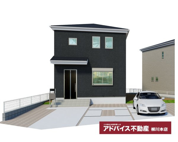 柳川市大和町塩塚の新築一戸建の外観パース
