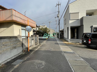 【前面道路含む現地写真】 | 蓮池町分譲地1号地