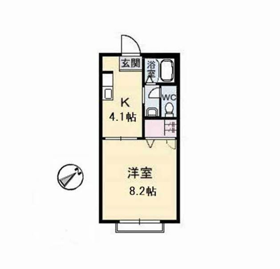 【間取り】 | カーサクレール　A棟