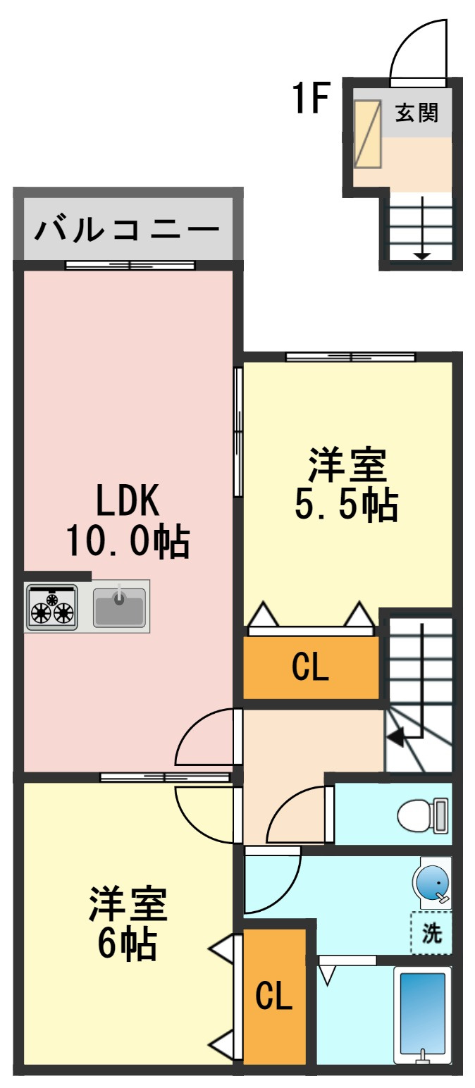 アロアージュハイムの間取り