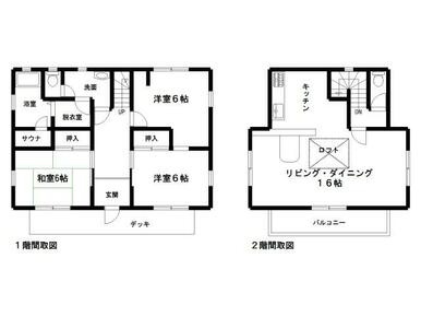 【間取り】 | 伊豆浮山ビレッジ　戸建
