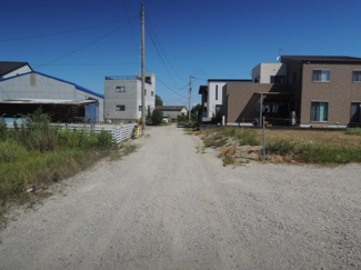 【前面道路含む現地写真】 | 売地　粟井河原