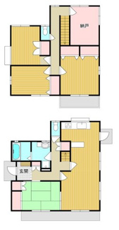 【間取り】 | 東成井戸建て貸家