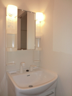 【洗面所】 | ウィズテリアB棟 | 使いやすい洗面所です