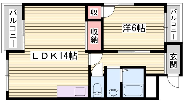 164ビルの間取り