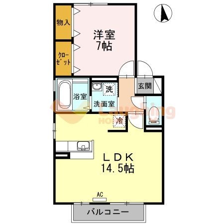 リビングタウン江戸屋敷 D棟の間取り