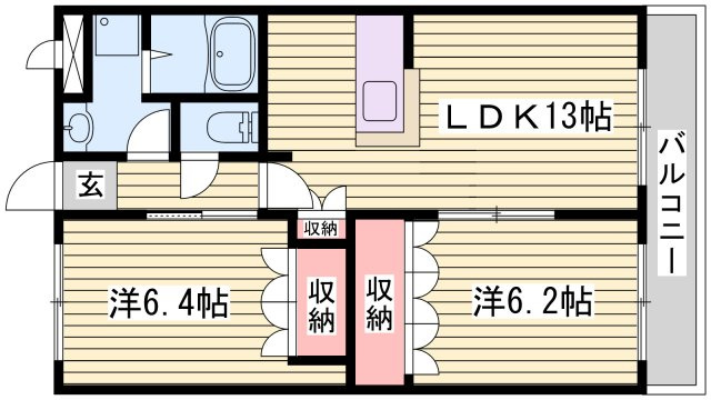 ファイン　グランディールの間取り