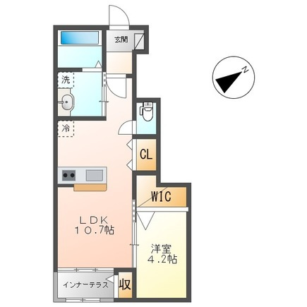 カルマティー~CalmaTi~の間取り