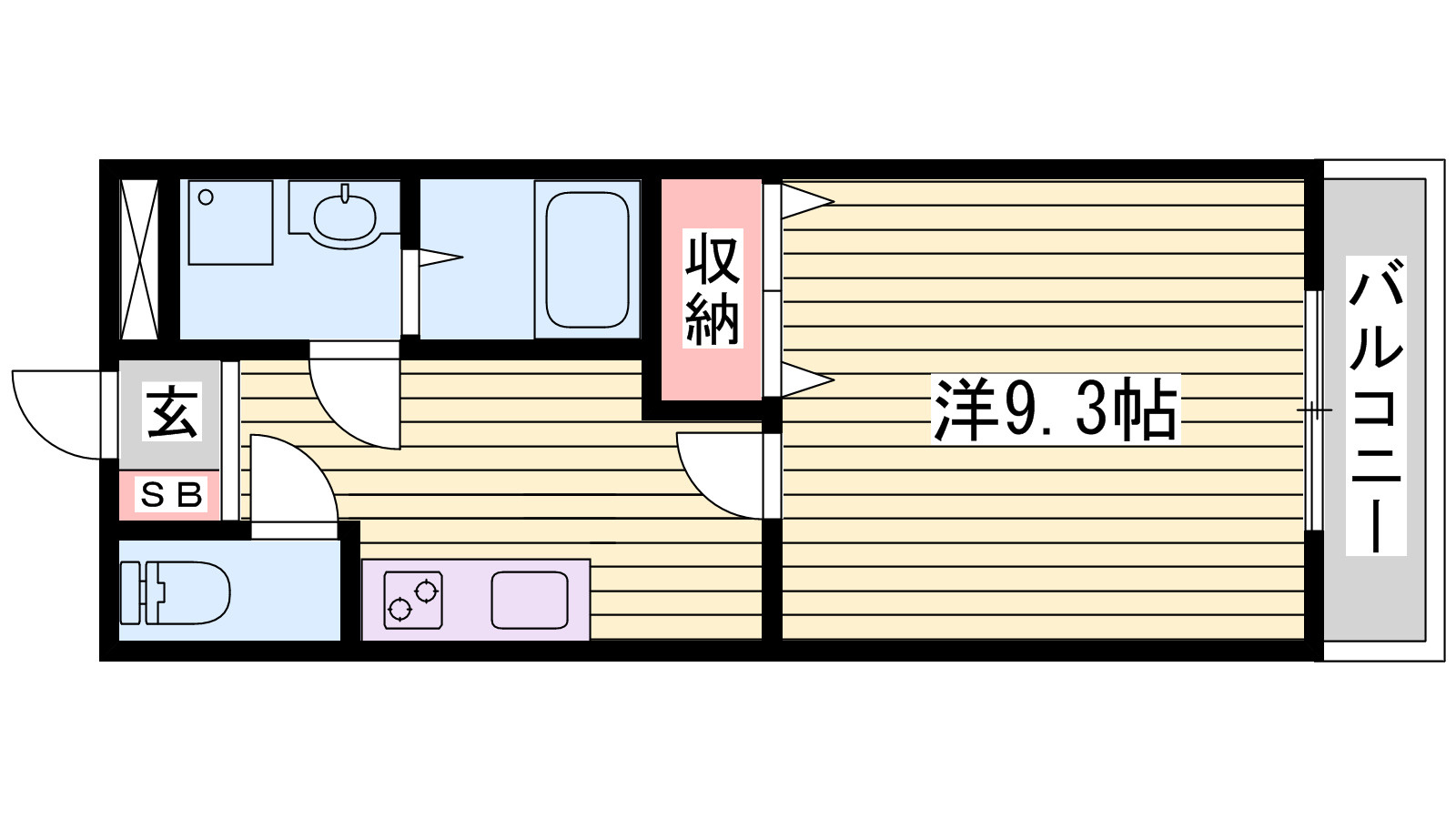 エスポアスズキの間取り