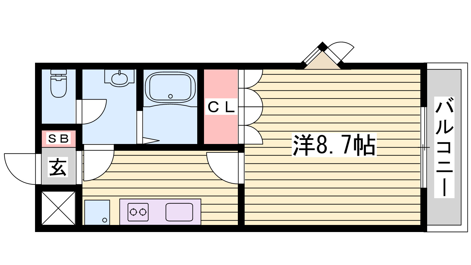 ラフォーレの間取り