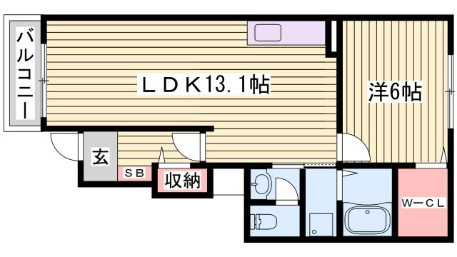 アン・フィオーレⅠの間取り