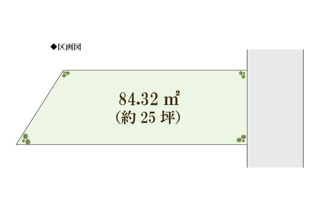 尼崎市尾浜町２丁目建築条件付き土地の間取り