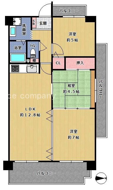 【間取り】の画像