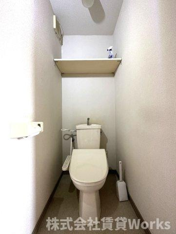 プレジデント吉野本町のトイレ|シンプルで使いやすいトイレです