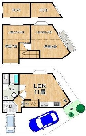 【間取り】 | K21620-待鳳