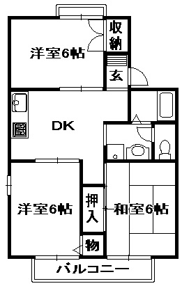 【間取り】 | アベニール22　D棟 | 間取りです