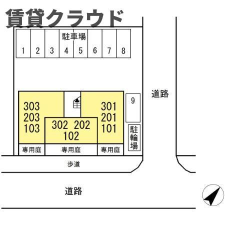 TORISIA　Nの区画図