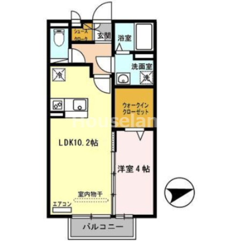 Flora みさきの間取り