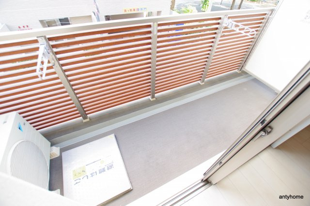 プロスパー十三　仲介手数料無料のバルコニー