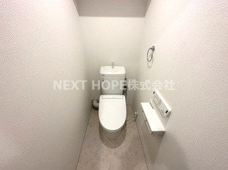 【トイレ】 | エンゼルハイムリバーサイド武庫川 | 新品のトイレです♪温水洗浄便座です！水廻り全てが新品で気持ちよくご入居していただけます(^^)