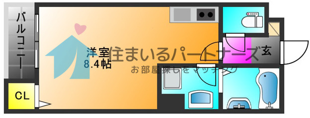 destino東町Ⅱの間取り