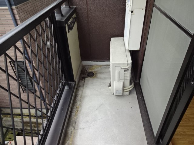 コーポはやのやのバルコニー