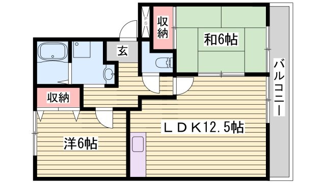 サンライズハイツⅡの間取り