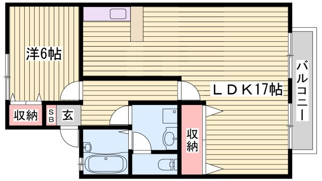 セジュールタデノの間取り
