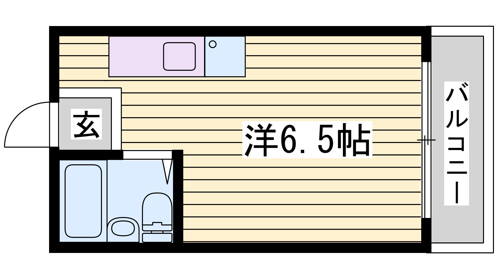 サニーパレス平磯の間取り