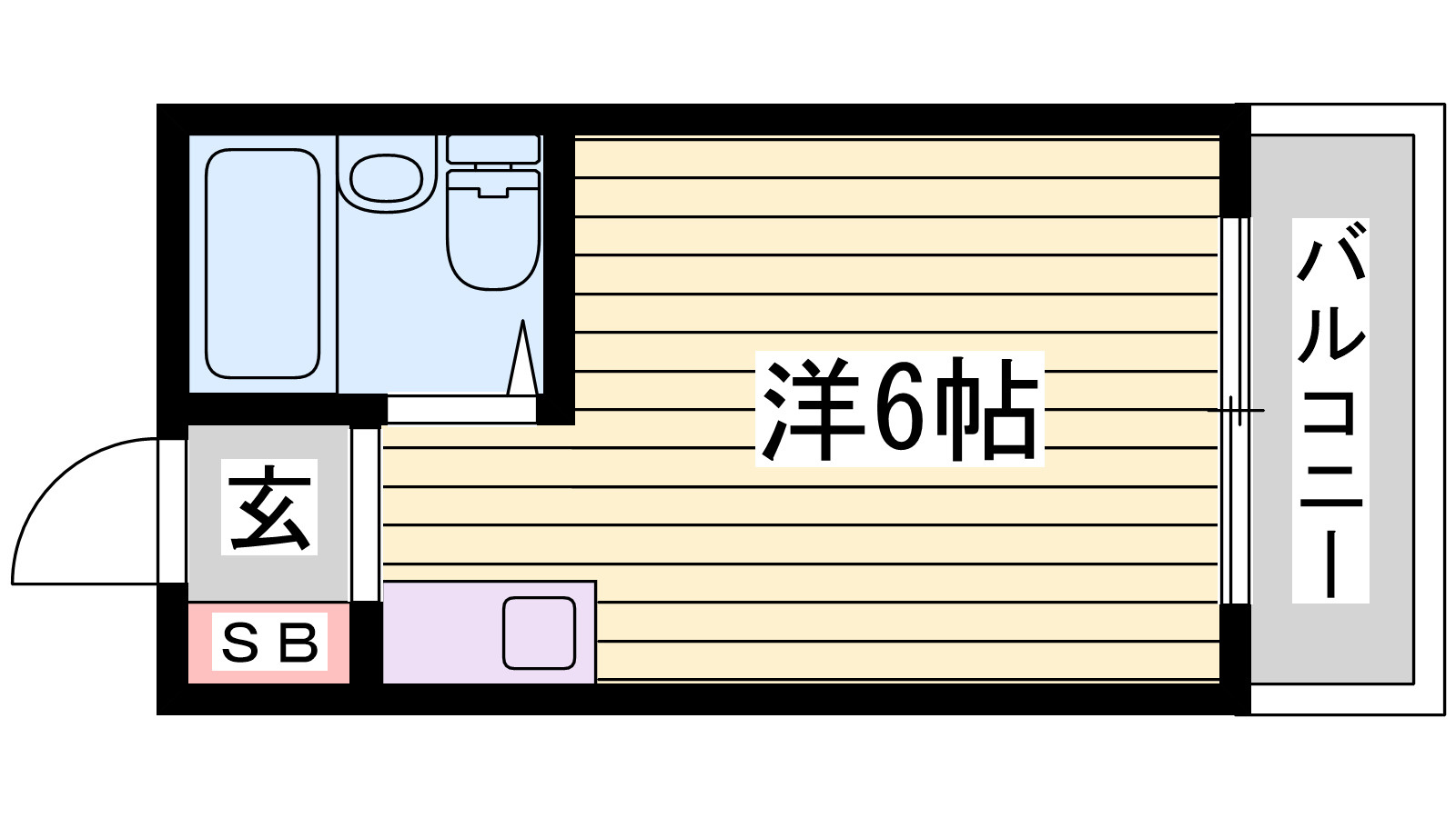 スカイコートの間取り