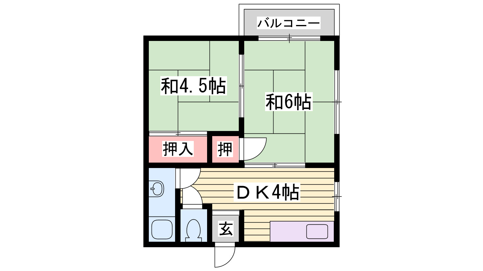 高倉文化の間取り