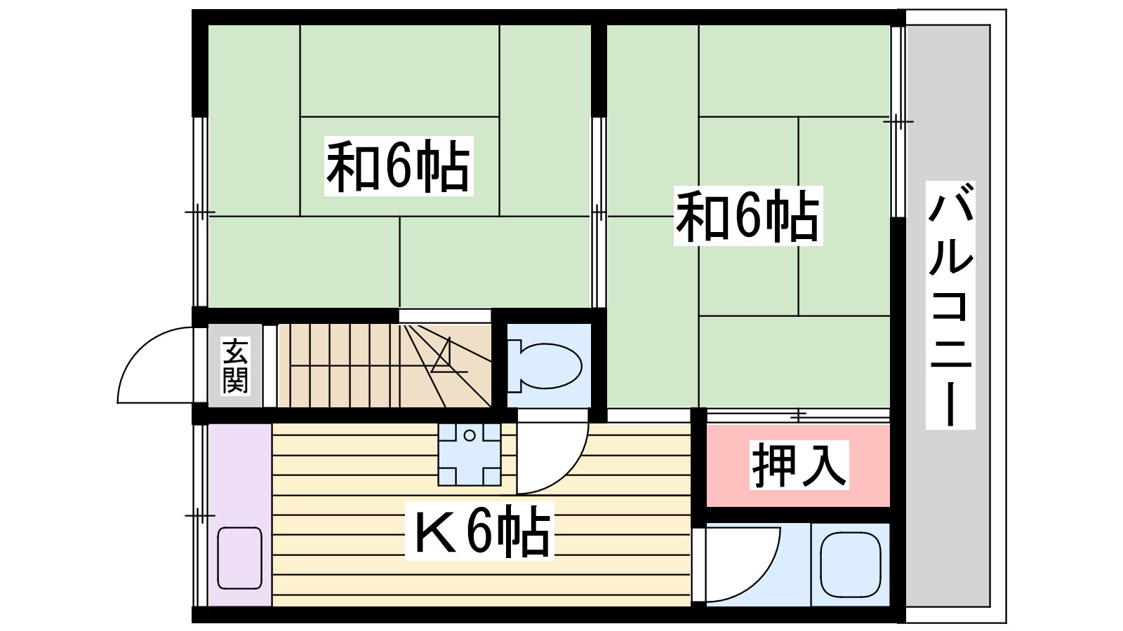Bella vistaの間取り
