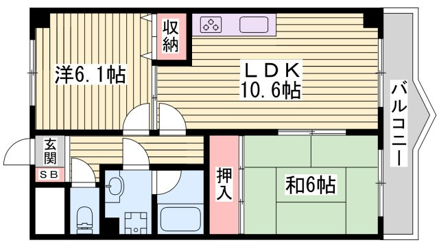 ルナポリスの間取り