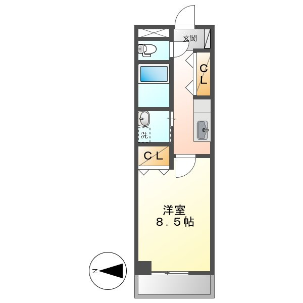 Ｔ－ＳＡＩＳＯＮ倉敷の間取り