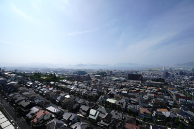 【展望】 | 【上質リフォーム】井口台パークヒルズウエストコート | 現地（2023年7月28日9：00頃）撮影